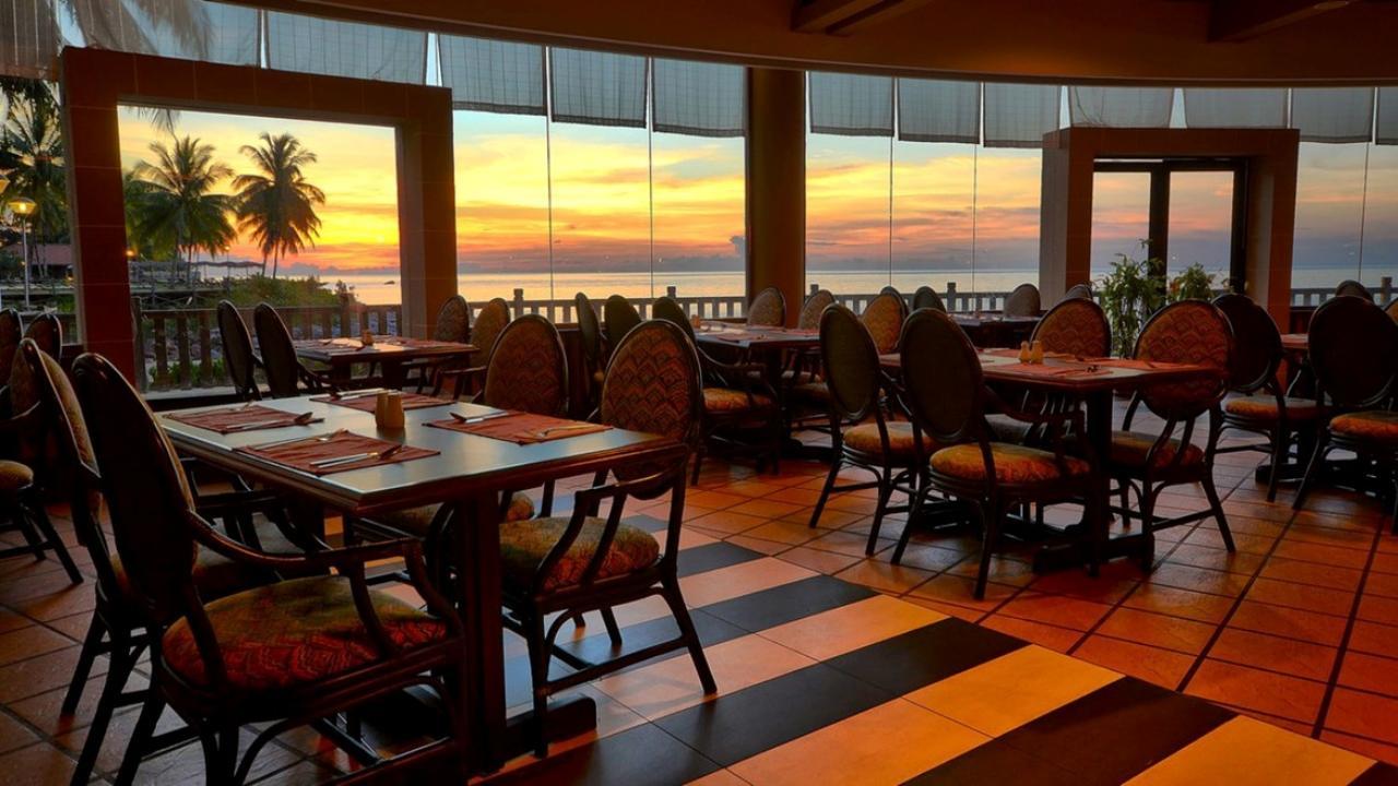 منتجع وسبا داماي بوري كوشنج المظهر الخارجي الصورة Sunset at the restaurant